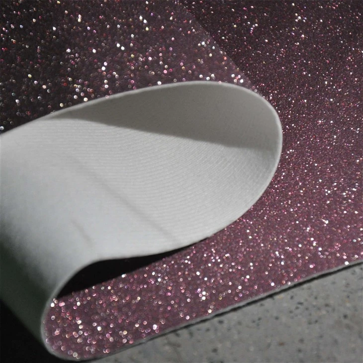 PU Glitter Faux Leather factory