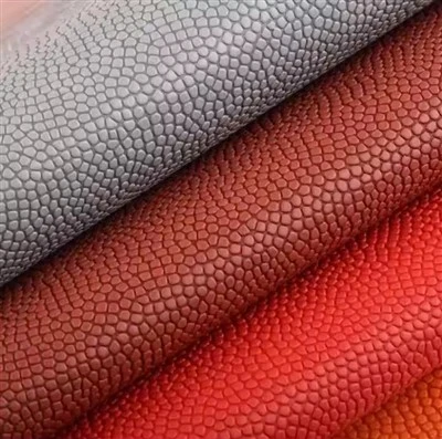 1.5mm Waterproof PU Synthetic Leather Ball Printed Non-Slip Dotted Pattern Anti-Mildew Basketball Leather Nonwoven Material