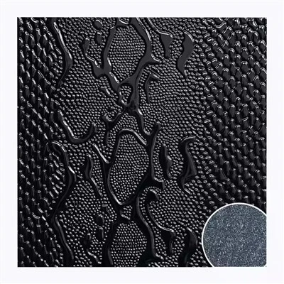 Classic Crocodile Pvc Synthetic Waterproof Abrasion Leather