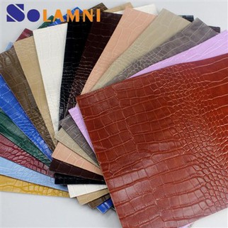 Designer PVC Synthetic Faux Crocodile Leather