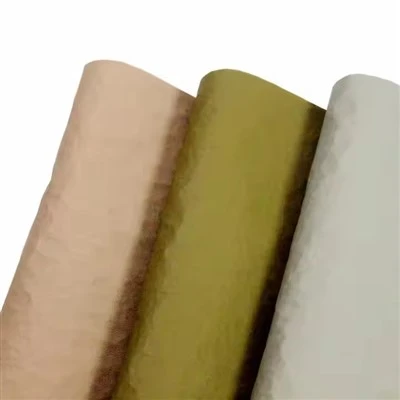 High Quality And Free Sample Stone Pattern Synthetic Pu Leather For Garment Bags