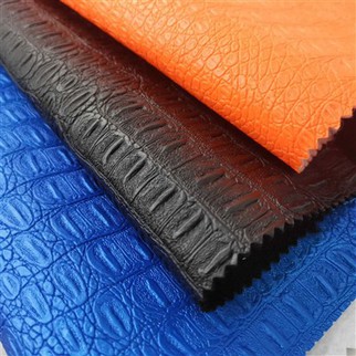Hot Sale Crocodile Design PVC Fuax Leather Animal Pattern Embossed For Bag Fabric