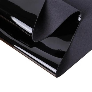 PU Black Patent Leather Shoes