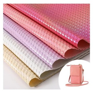 Wholesale 1.2mm Fashionable Scratch-Resistant Synthetic Embossed PVC Leather Braiding For Handbag