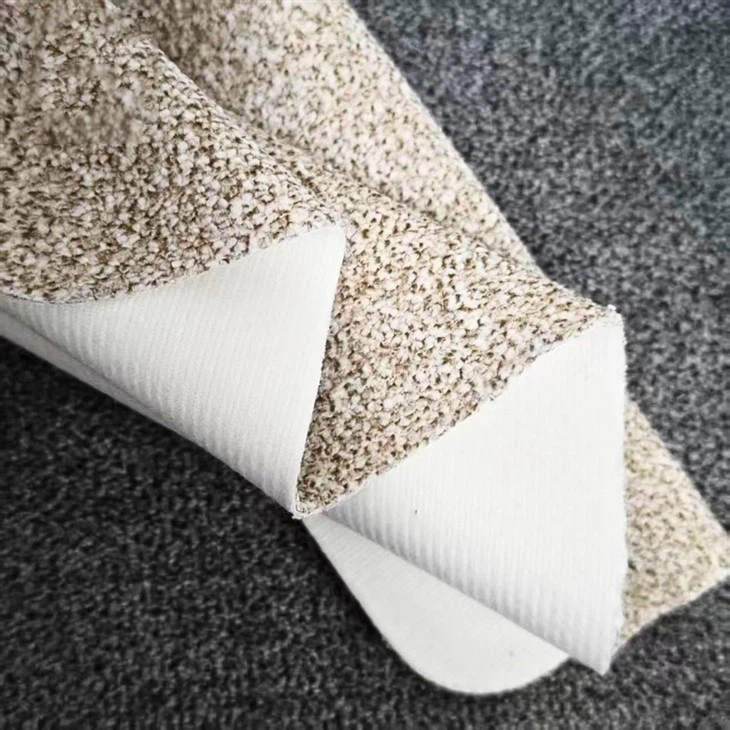 Soft Textured Teddy Boucle Faux Fur Cloth For Footwear Interior Home Decoration factory